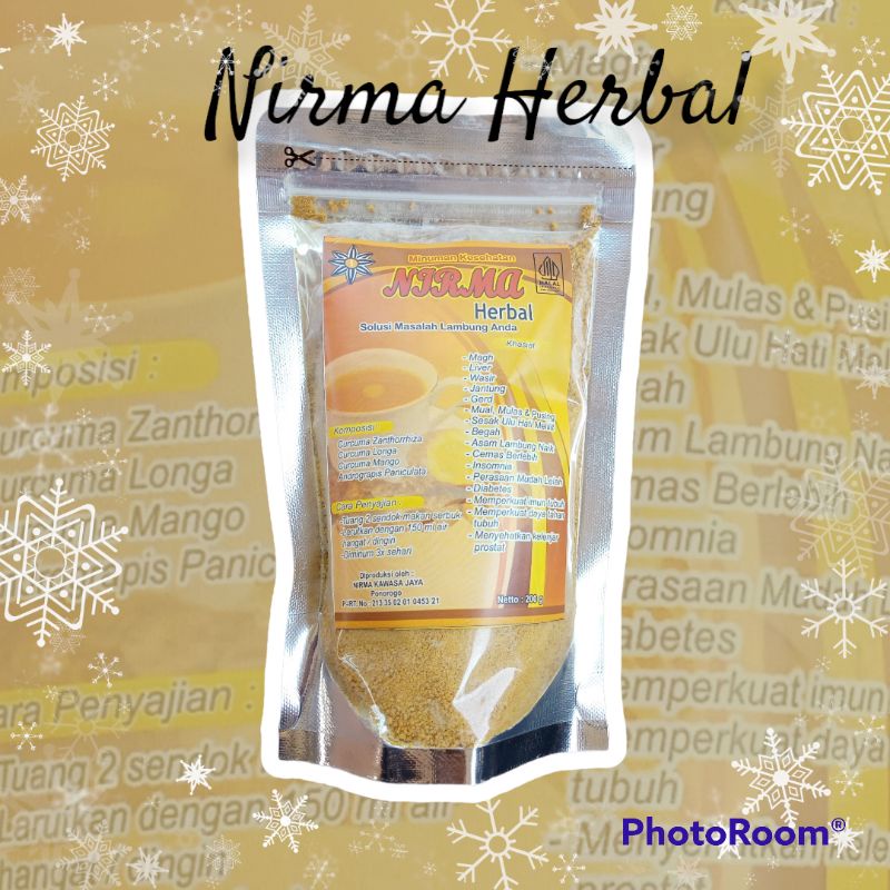 

NIRMA HERBAL/OBAT MAGG/TIFUS/NYERI HAID/jamu temulawak herbal/Nirma herbal