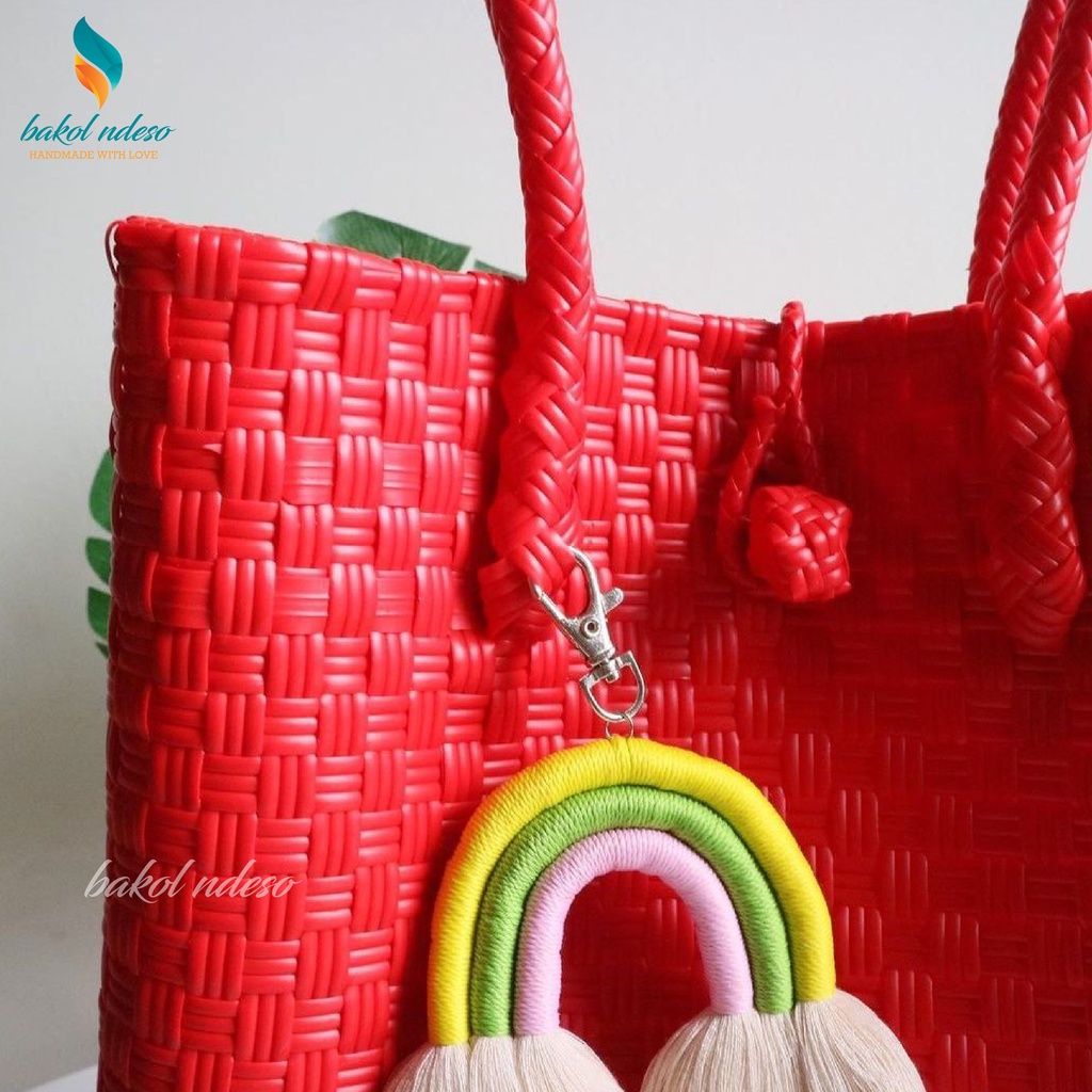 Tas Anyaman Jali Wanita Style Premium Tas Kerajian Lokal Unik Tas Jaly Tote Pesta Kualitas Premium Bakolndeso