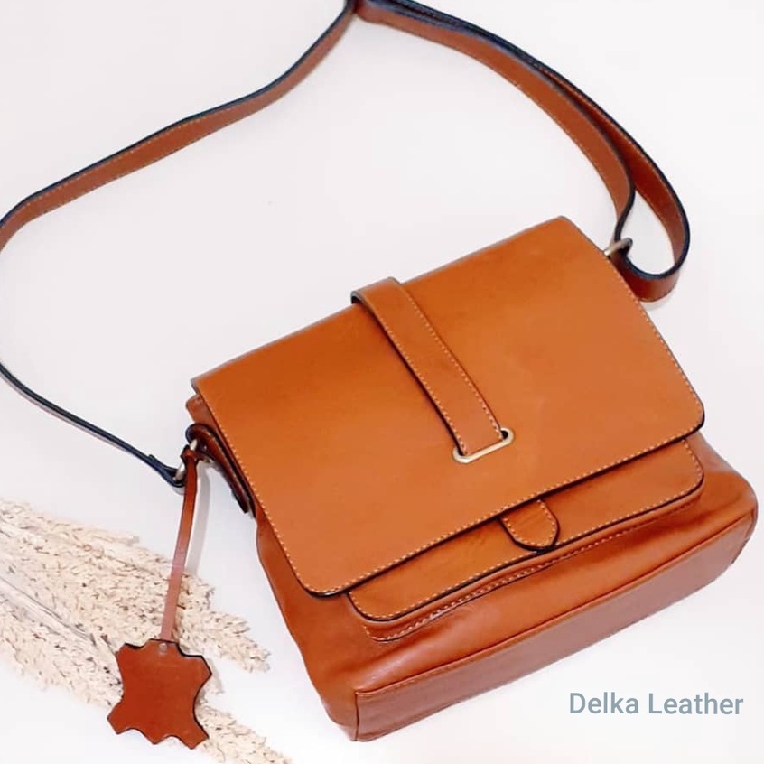 Tas Kulit Pull Up Asli DL888 Wanita/ Tas Papirut Asli Kulit Pull Up Sapi Garut 100% Original/ Fashio