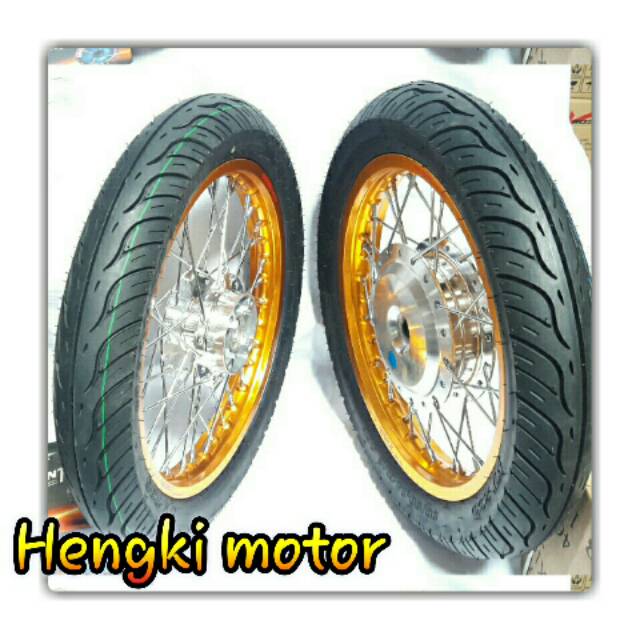 Velg beat .scopy .vario 110 ring 14 tambah  ban baru