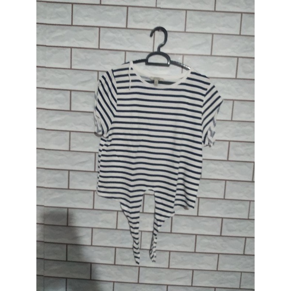 crop top zara stripe