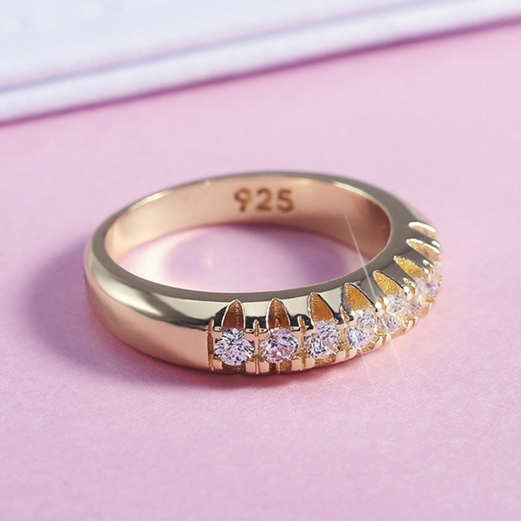 Hu Hu Hu Hu Hu Alat Bantu Pasang Kacamata♡ Cincin Wanita Bahan Alloy Bentuk Geometri Untuk Pernikahan