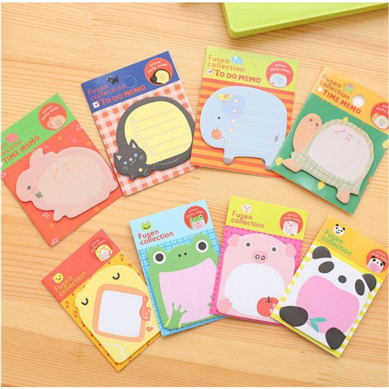 Sticky Notes Animal Note Mini Karakter Lucu Memo