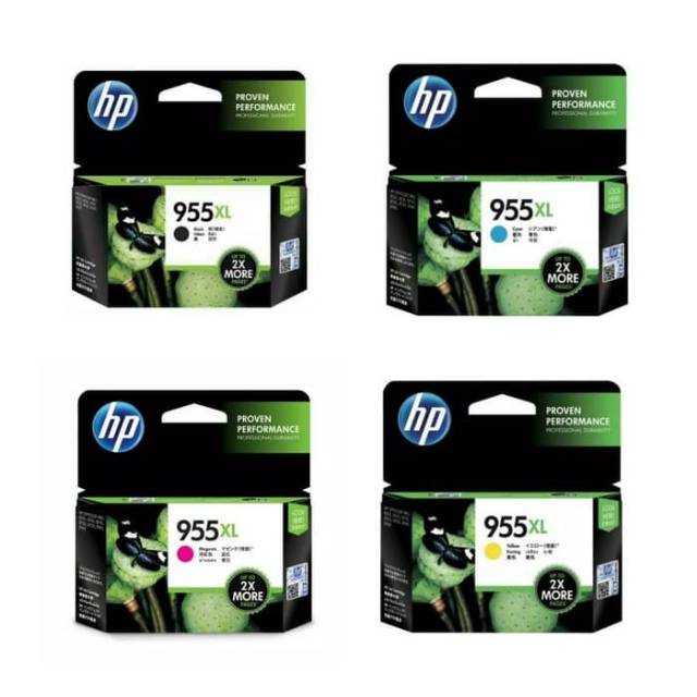 TINTA HP 955XL BLACK + 955XL COLOUR PAKETAN