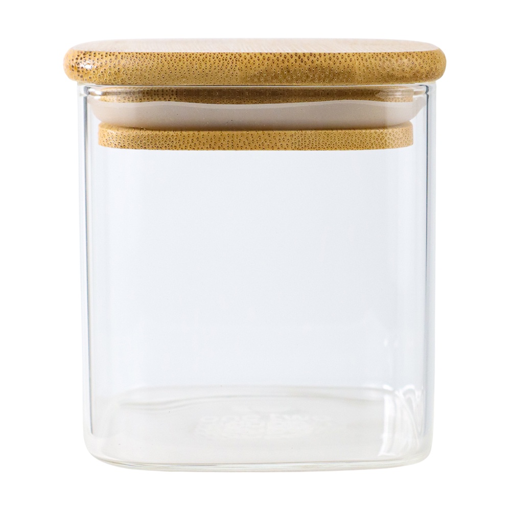 Toples Kaca Penyimpanan Makanan Glass Storage Jar 400ml - HC1019