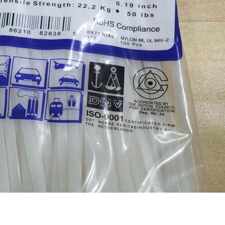 

✥ Kabel Ties / Kabel Tis / Cable Tie CS-200L PUTIH 20 cm SIGMA CS200L ➢