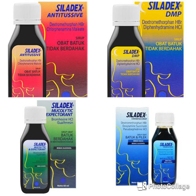 Jual SILADEX SIRUP BATUK KERING BERDAHAK DAN FLU ALL VARIANT 100 ML