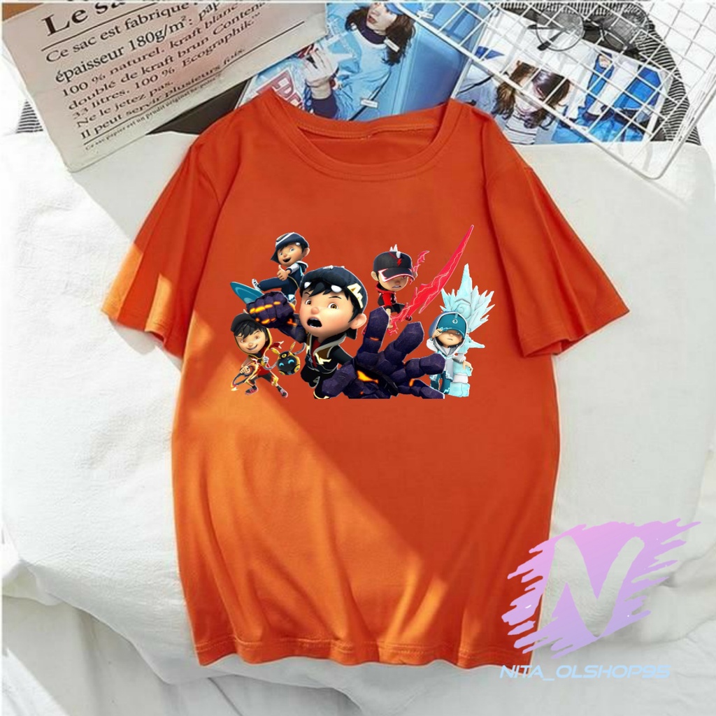 kaos anak BOBOIBOY baju kartun anak