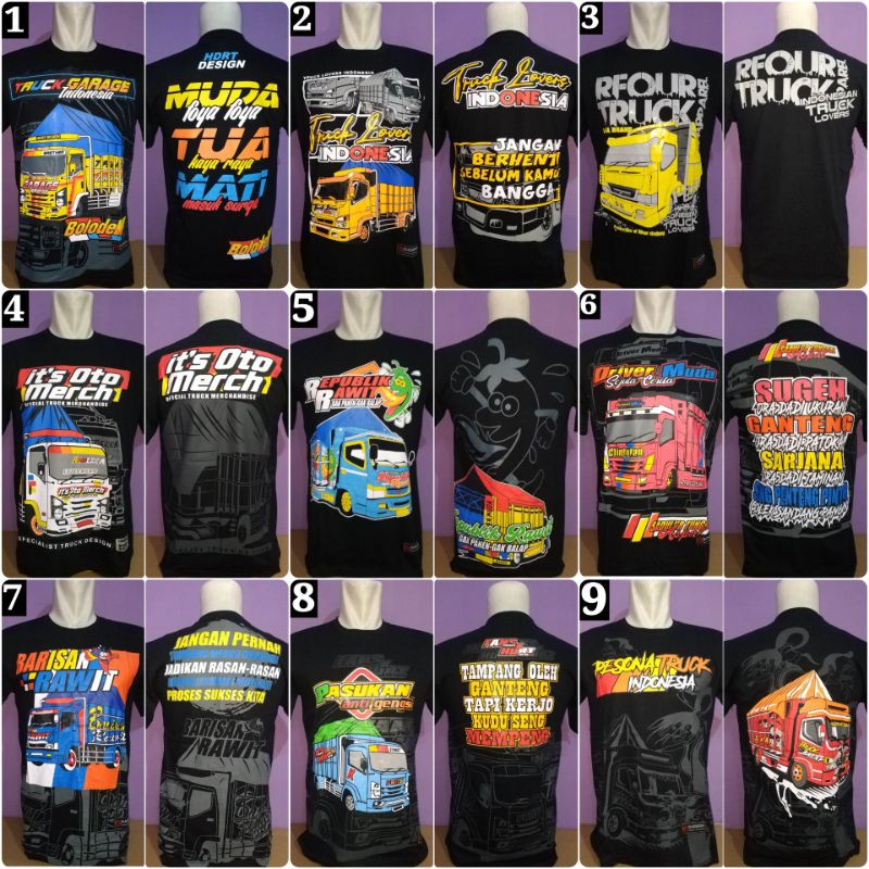  Kaos  Driver  Truck Driver  Muda  Shopee Indonesia