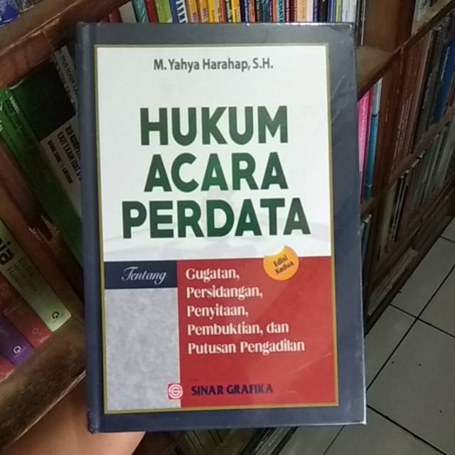 Buku hukum acara perdata yahya harahap