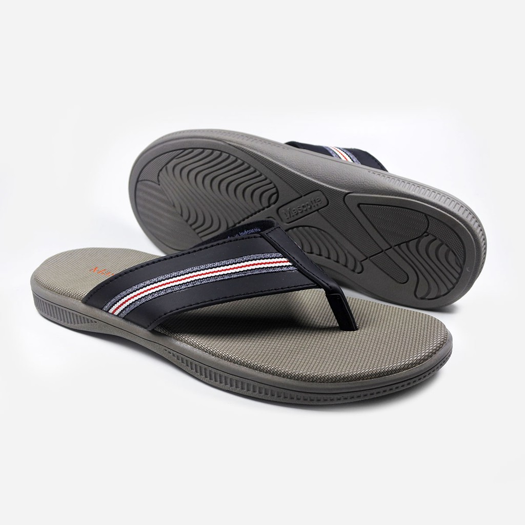 Mascotte LEXI Sandal Pria 985.459-560 [ Hitam dan Navy ] / Ramayana Jatinegara