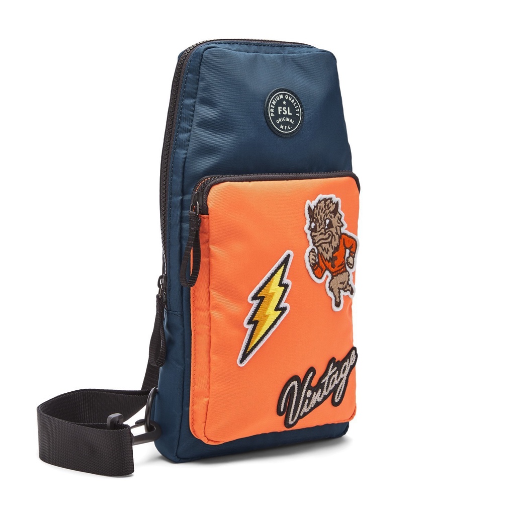 Fossil Fossil Sport Sling Pack Bright Orange Tas Selempang Pria MBG9515-820