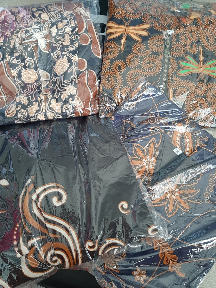 Aroma Kopi Kemeja Batik Pria Full Furing Bahan Katun Primisima Batik Solo Batik Pria Eksklusif