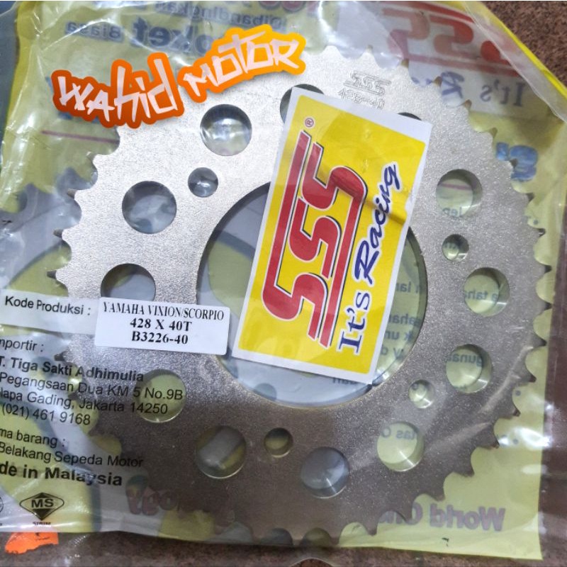 Gear belakang sss,TK vixion,mx king,scorpio 428,415-37,38,39,40,41,42,43