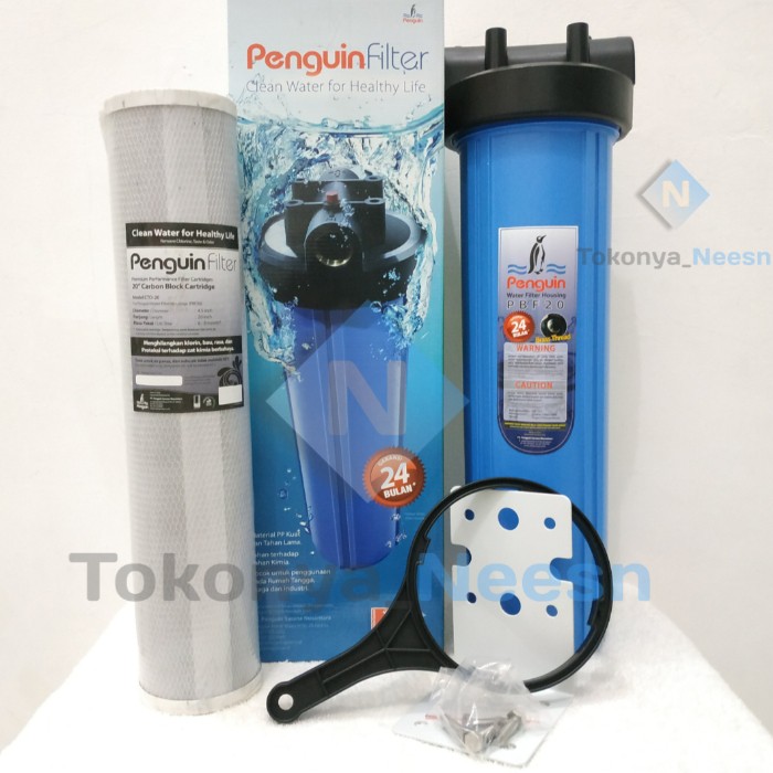 Jual Paket Filter Air Sumur Tanah Pdam Untuk Tangki Toren Tandon Bleu Penguin Cto Shopee