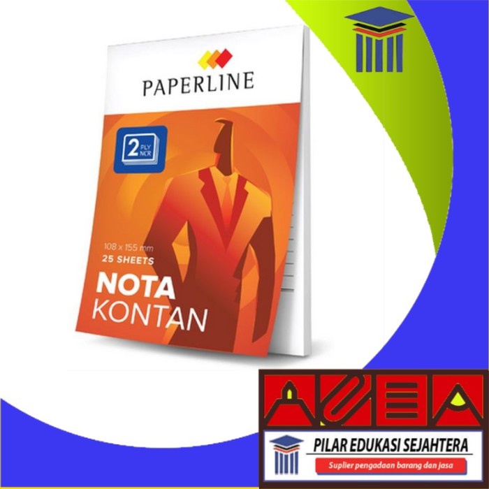 

NOTA KONTAN KECIL 2 PLY PAPERLINE 25 LEMBAR (1PCS) MURAH