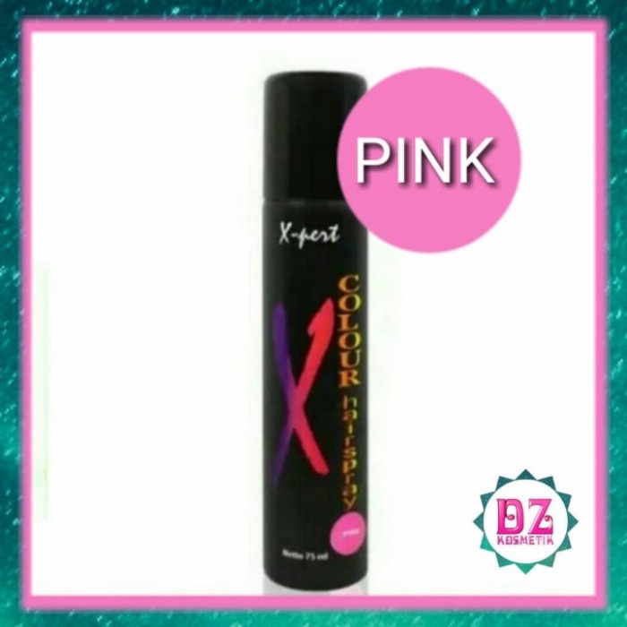 Hair spray color non permanen EXPERT PINK 75ml