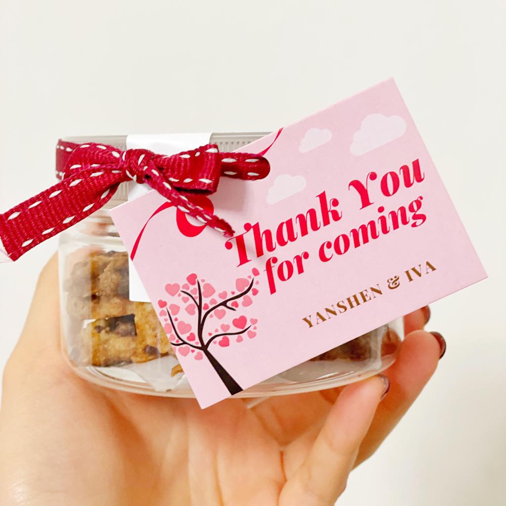 

Hampers Cookies Custom Granine Cookie - Souvenir Event/ Ulang Tahun/ Wedding - Cookies Jar
