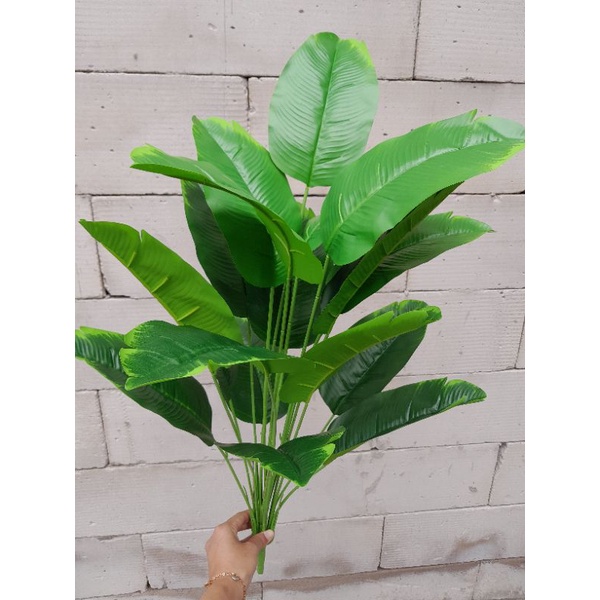 TANAMAN POHON PISANG PALSU ARTIFICIAL 18 CABANG(belum pot)