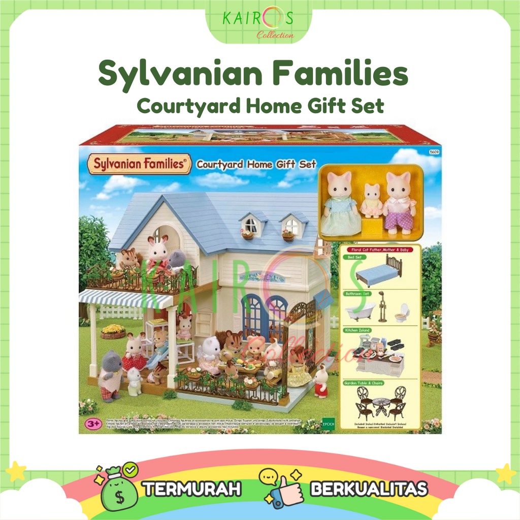 Sylvanian Families Courtyard Home Gift Set