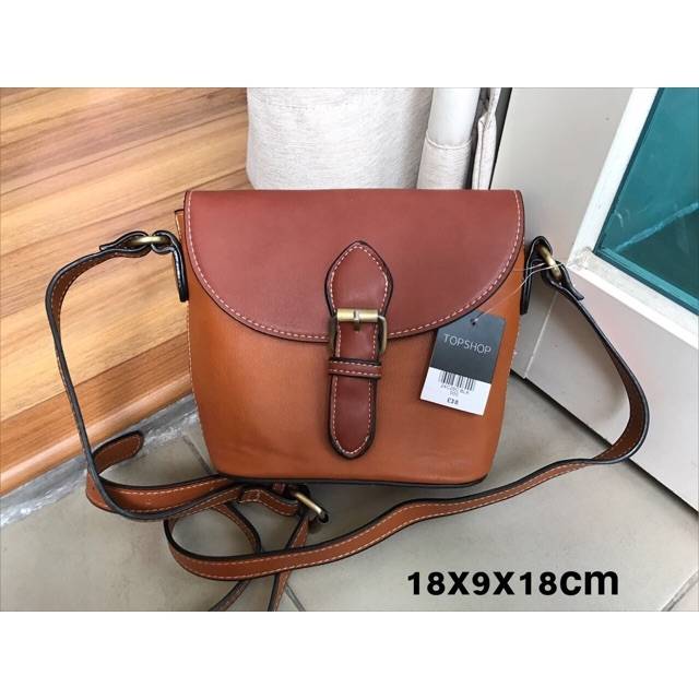 topshop tan bag