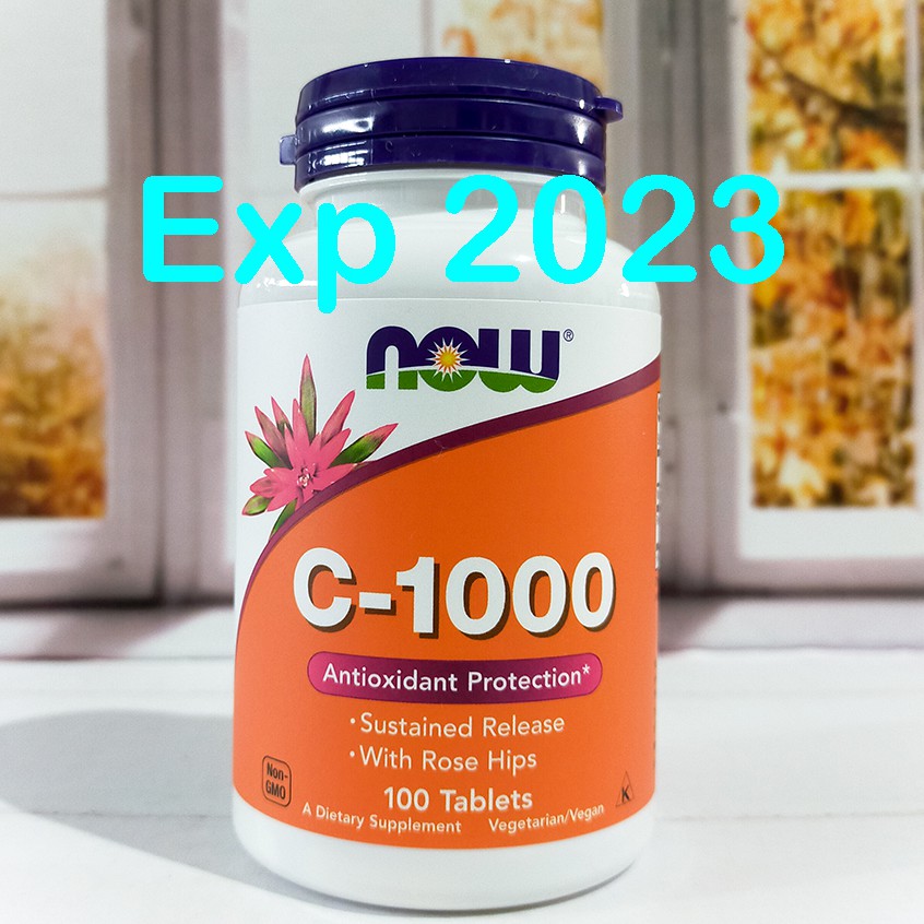 Now Foods Vitamin C 1000 Isi 100 Tablets Shopee Indonesia
