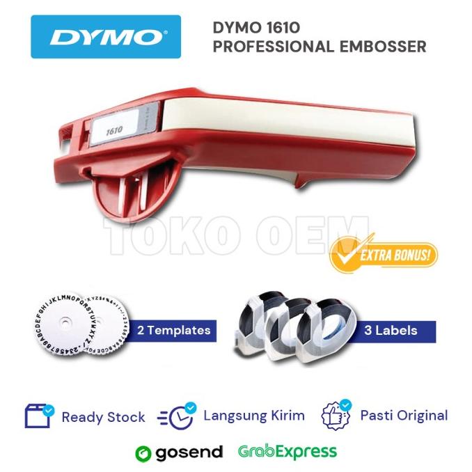 

Label Maker Emboss Dymo 1610 (BONUS 2 LABEL)
