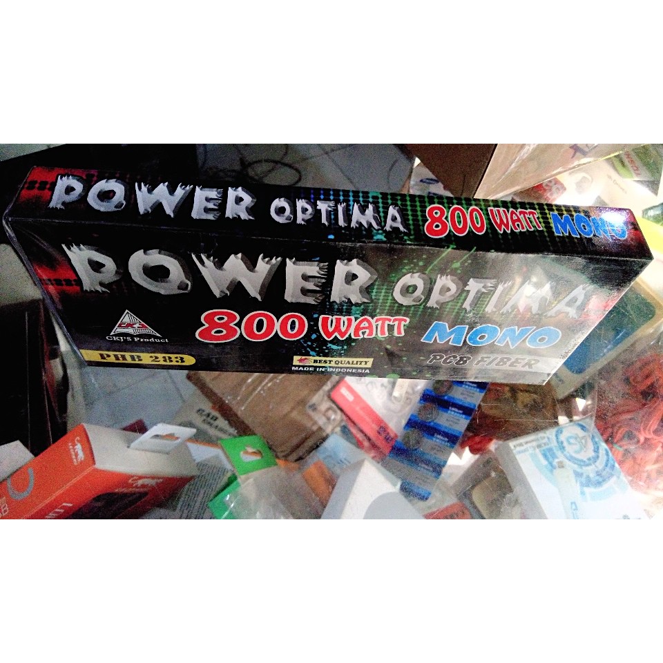 POWER KIT Amplifier Profesional OPTIMA 800W MONO PCB FIBER