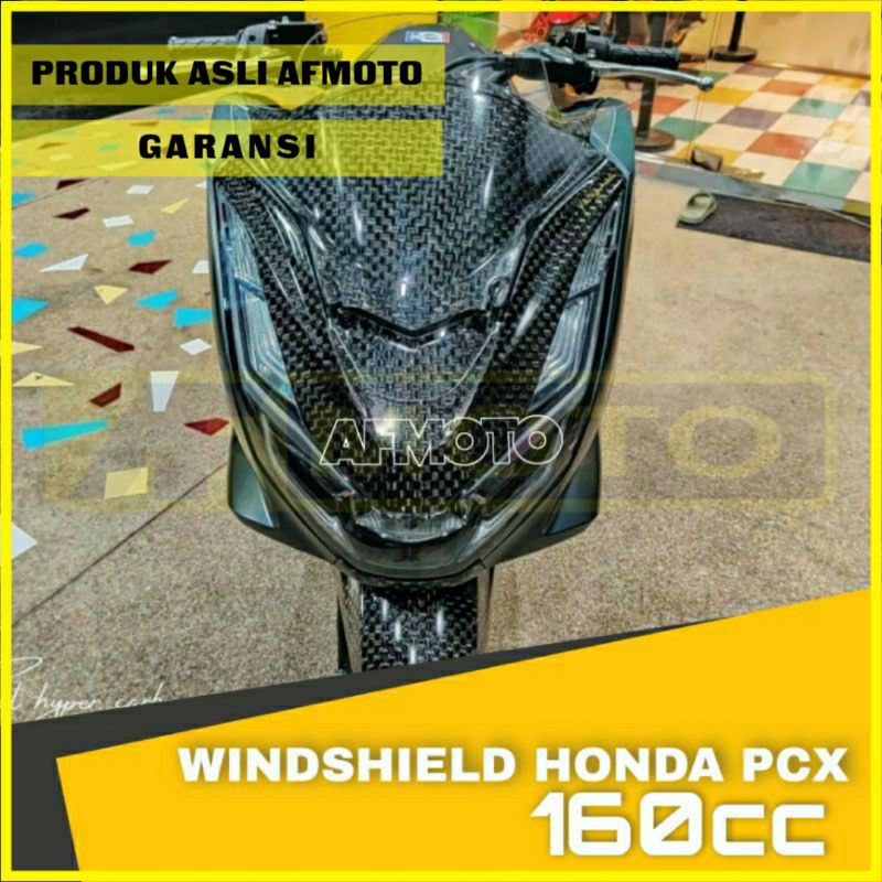 WINDSHIELD HONDA PCX 160CC SMOKE CLEAR