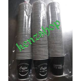 Gelas Kertas Murah Paper Cup 8 Oz Pack 50pcs Gelas Kertas  Kopi 8oz 