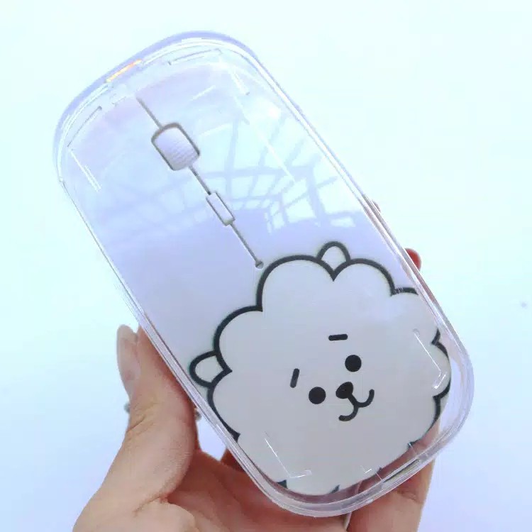 BTS BT21 KPOP Mouse Wireless Bluetooth untuk Notebook Desktop Komputer PC