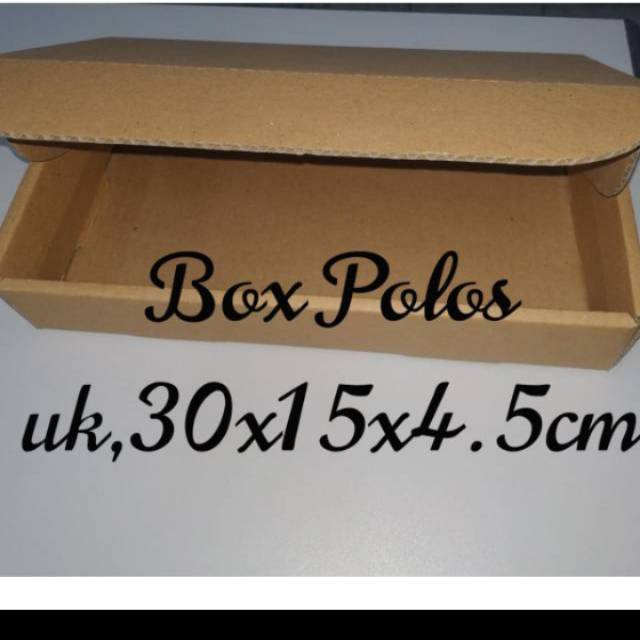 

Box polos ukuran 30*15*4.5