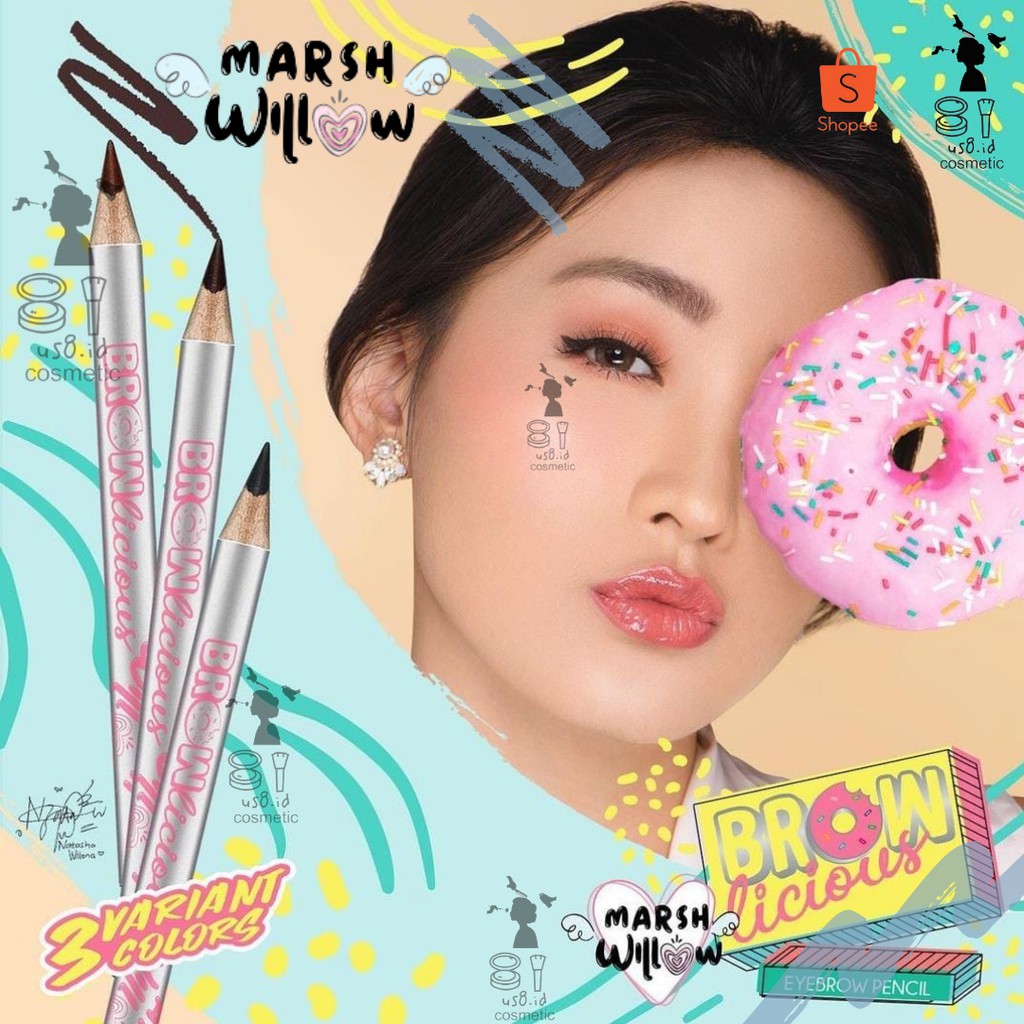 MarshWillow Brownlicious Eyebrow Pencil | Matic Eyebrow Pensil Alis by Natasha Wilona BPOM