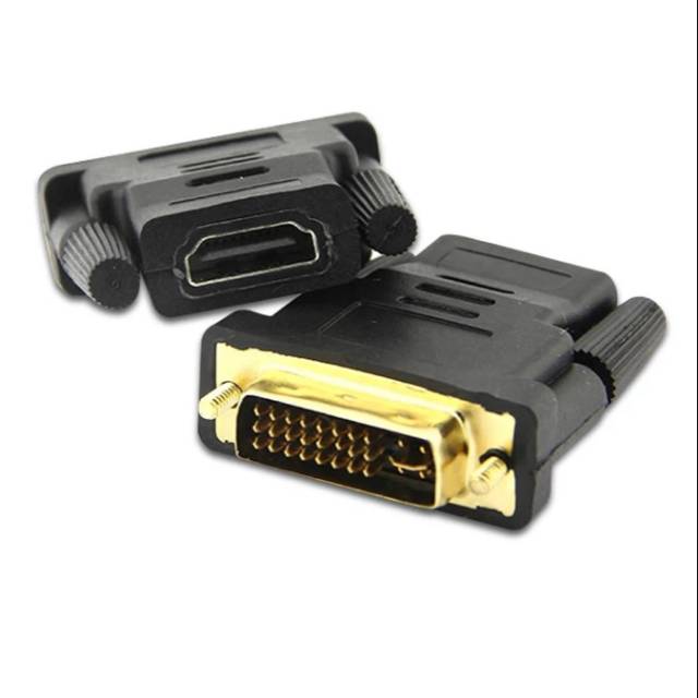 KONEKTOR DVI 24+5 MALE TO HDMI FEMALE