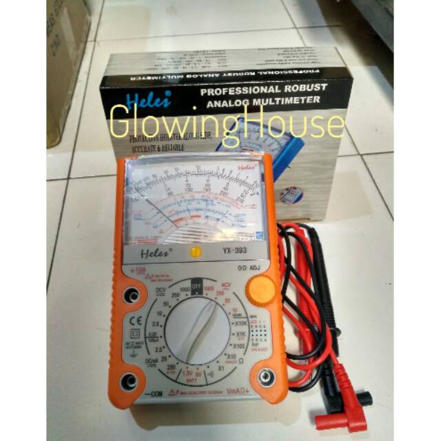Multitester multimeter analog jarum heles 393