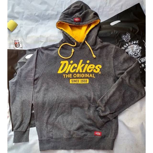 Hoodie Dickies Original Abu-abu Tua