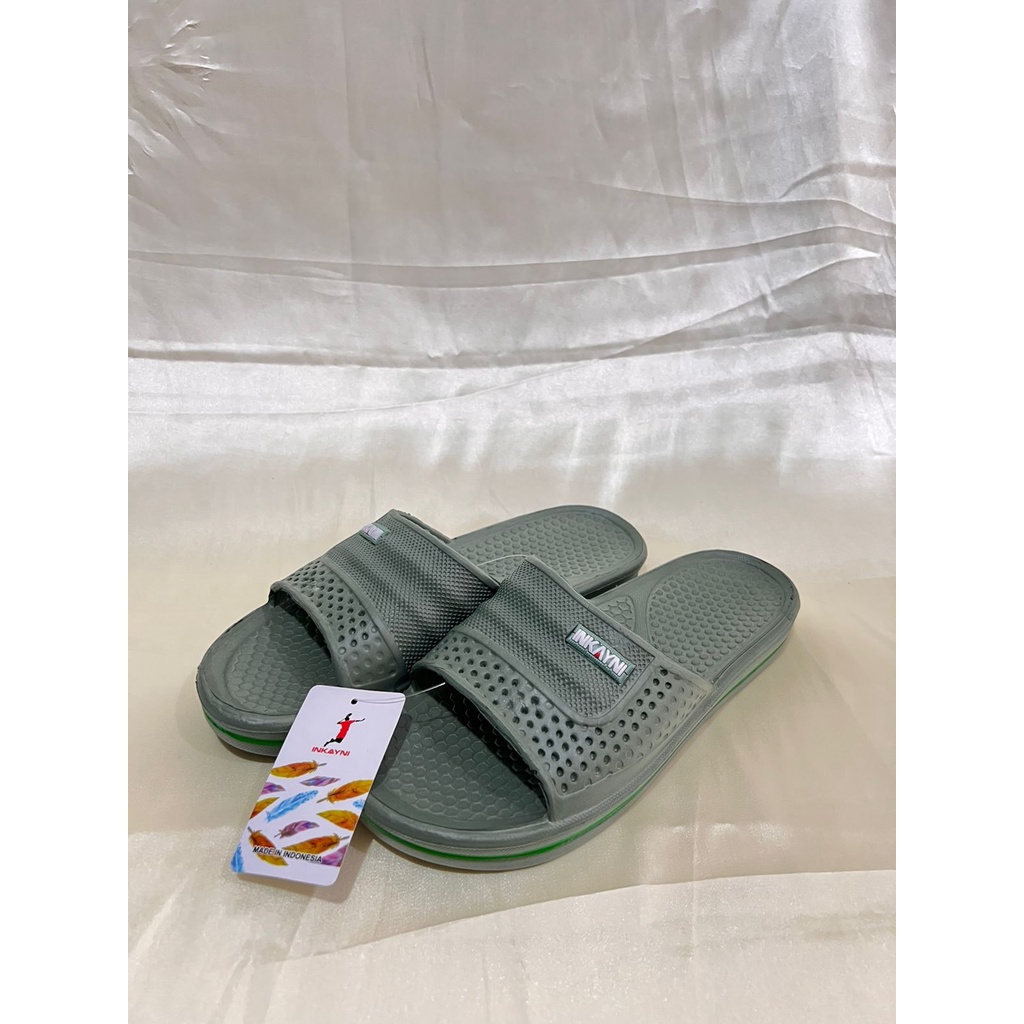 YK5003 Sandal Selop Karet Wanita Remaja / Sandal Slide Karet Merek Inkayni Ukuran 36-40