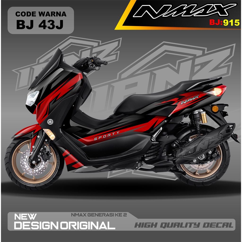 STIKER DECAL ALL NEW NMAX FULL BODY MOTOR / DECAL FULL BODY NMAX / DECAL STIKER FULL BODY NMAX / STIKER DECAL NMAX TERBARU