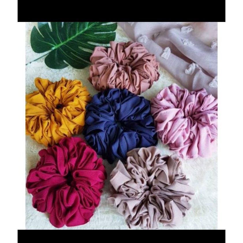 SCRUNCHIE HIJAB IKAT RAMBUT CEMPOL ,IKAT RAMBUT CEMPOL,CEMPOL