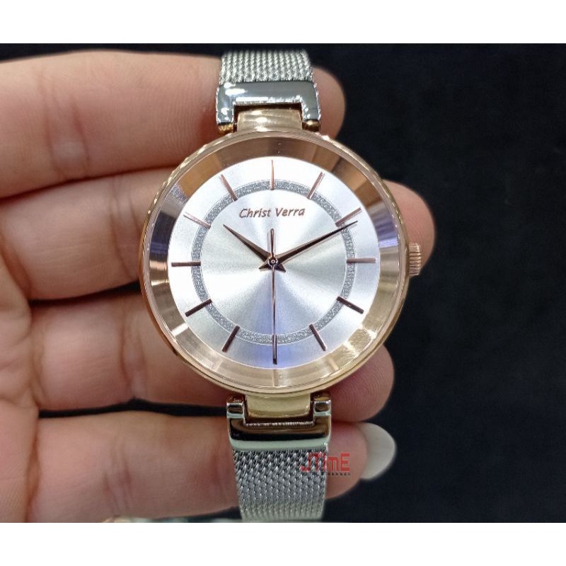Jam Tangan Wanita Christ Verra CV 71602L Wanita Original