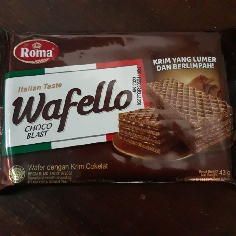 

Roma Wafello 48gr 2000 Waffello Waffelo Choco Blast Butter Caramel /PROMO!! Roma Wafello 48 gram | Wafello 2000 Wafelo 2000 /wafelo