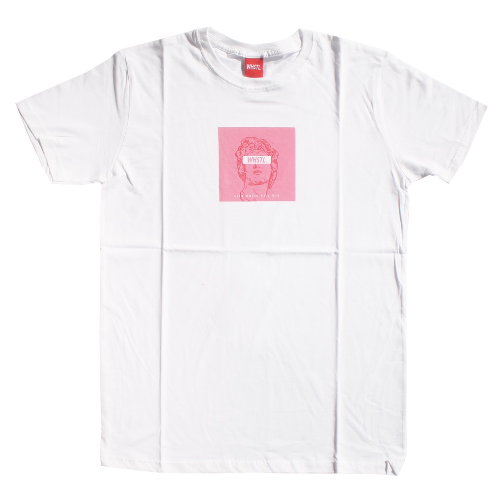 WHSTL. Kaos - Liberty - White Kaos Pria