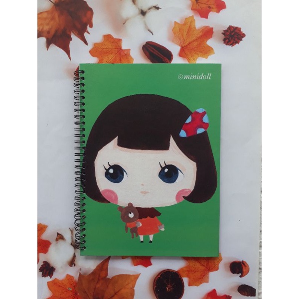 

Open House Minidoll Notebook 2000 Buku Tulis Korea Ring
