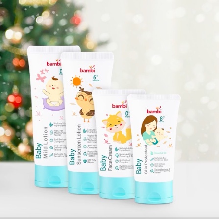 BAMBI Baby Face Cream / Sunscreen / Mild Lotion  | Krim Losion Pelembab Wajah Bayi