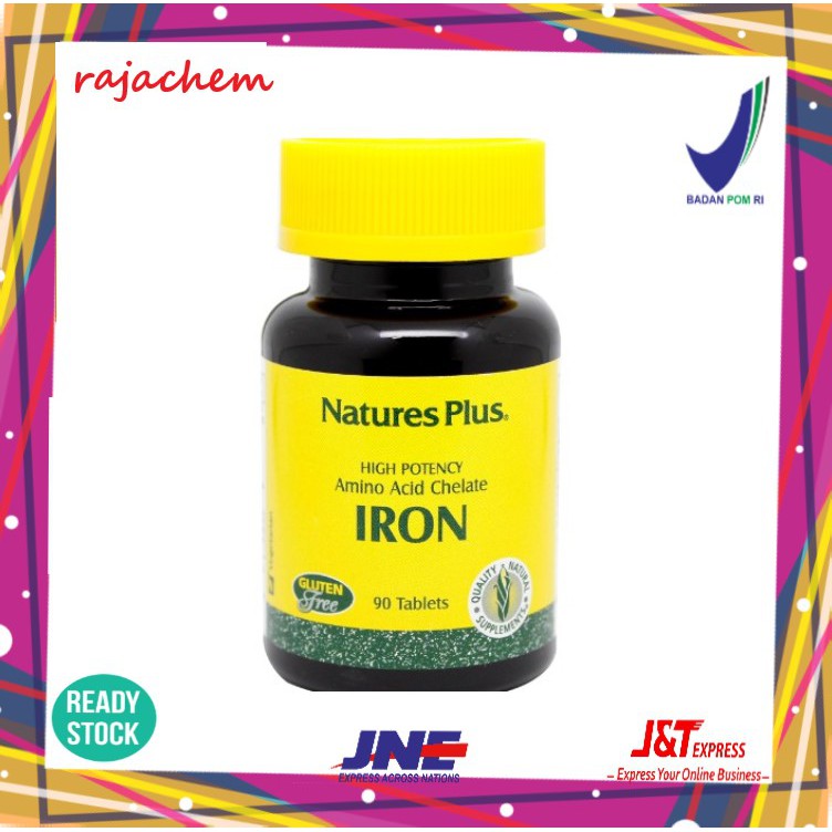 Nature's Plus Iron 90 Tablets BPOM