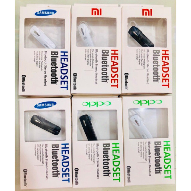 Headset Bluetooth For Xiaomi / Oppo / Samsung / Earphone Bluetooth For Android