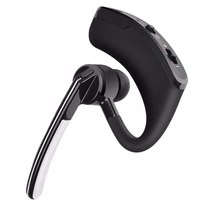 [ V8 ] HEADSET BLUETOOTH PANJANG - EARPHONE BLUETOOTH SPORTY BLACK