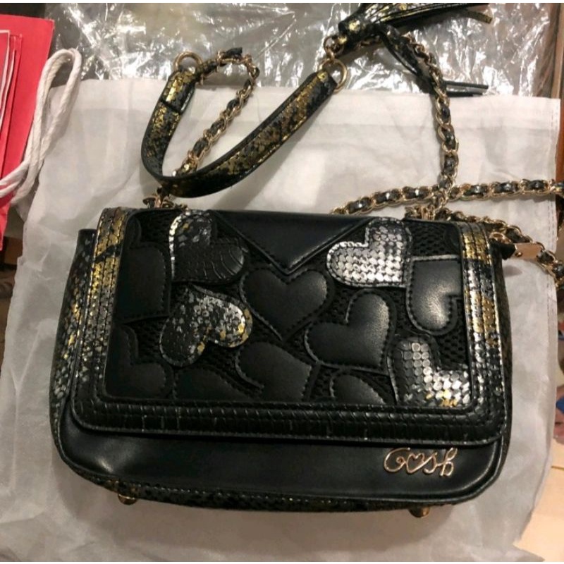 PRELOVED - Tas Gosh ART 786 Black / PL Gosh Selempang / Preloved Gosh Bag