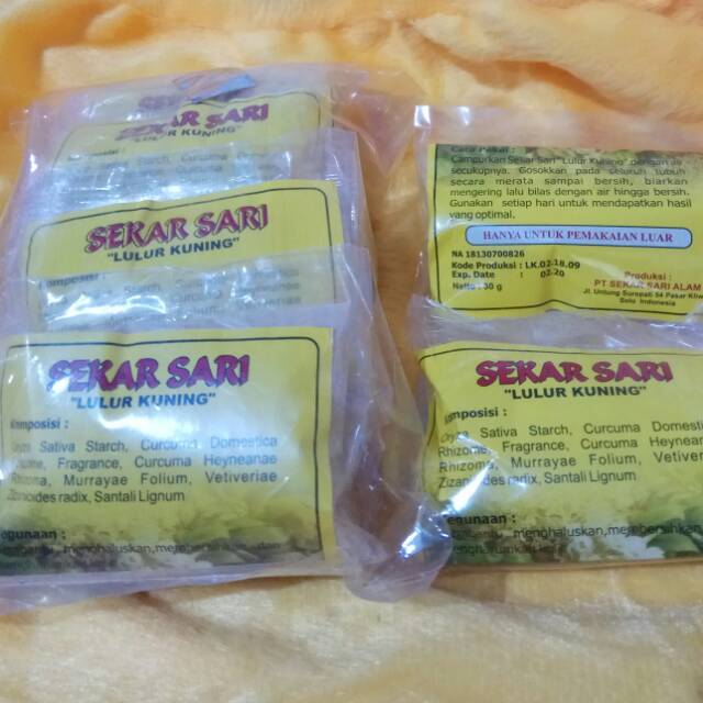 Lulur Kuning Sekar Sari Wangi Aroma Therapy Spa Massage Salon