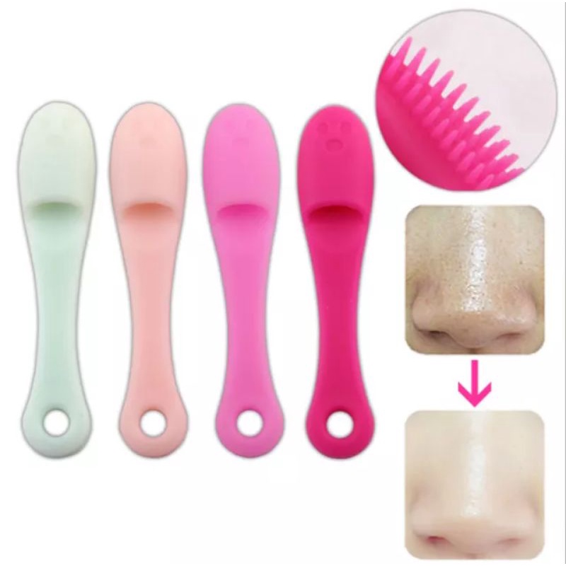 Sikat pembersih komedo Stick / sikat silicone pembersih komedo